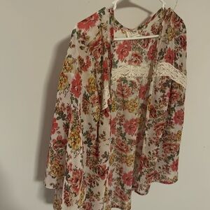 Cute Floral Cover Up